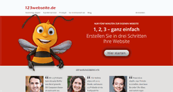 Desktop Screenshot of 123webseite.de