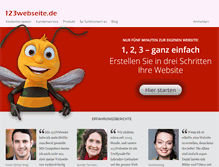 Tablet Screenshot of 123webseite.de